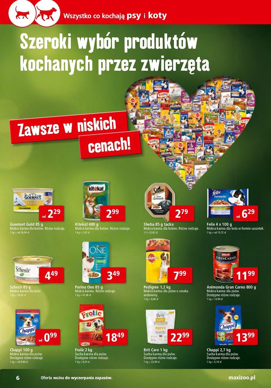 Gazetka promocyjna Maxi Zoo str. 6