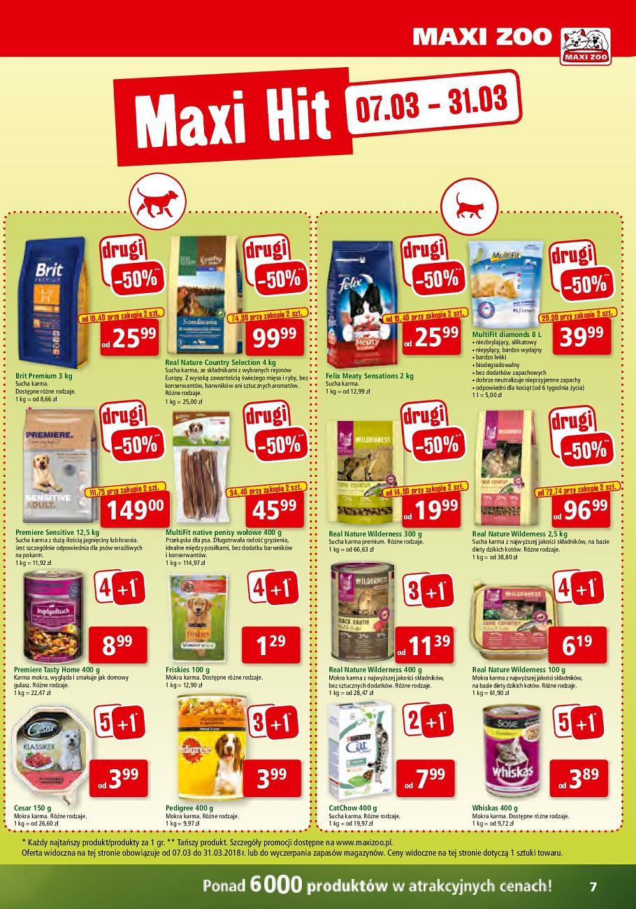 Gazetka promocyjna Maxi Zoo str. 7