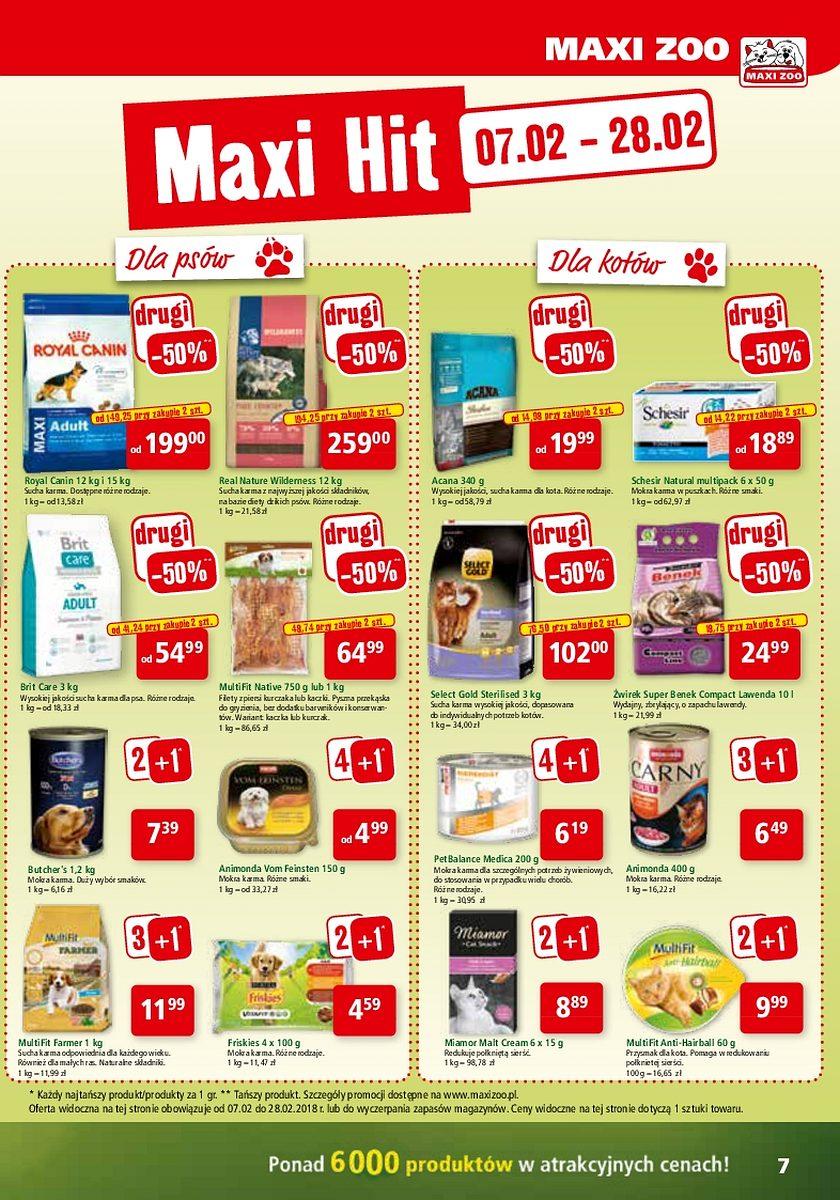 Gazetka promocyjna Maxi Zoo str. 7