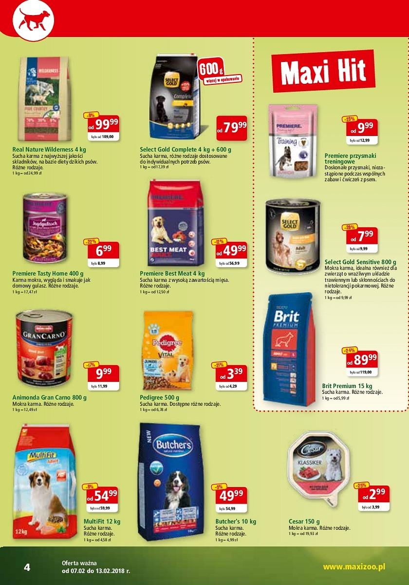 Gazetka promocyjna Maxi Zoo str. 4